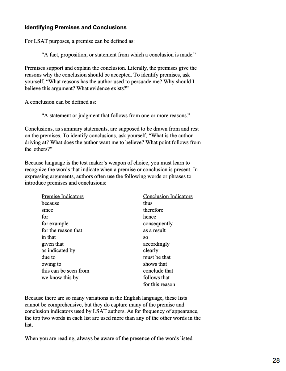 LSAT Study Guide