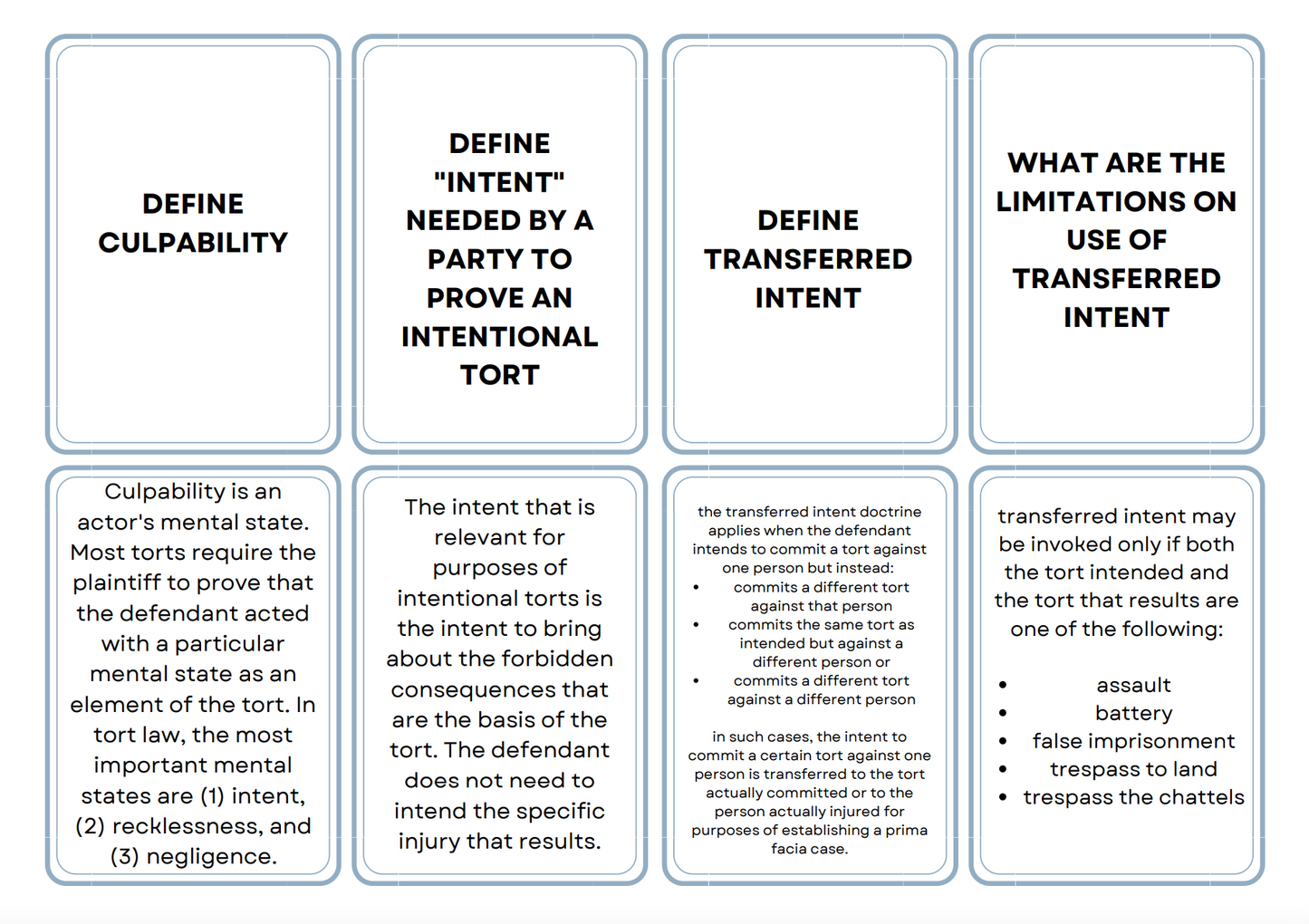 Law Flashcards®