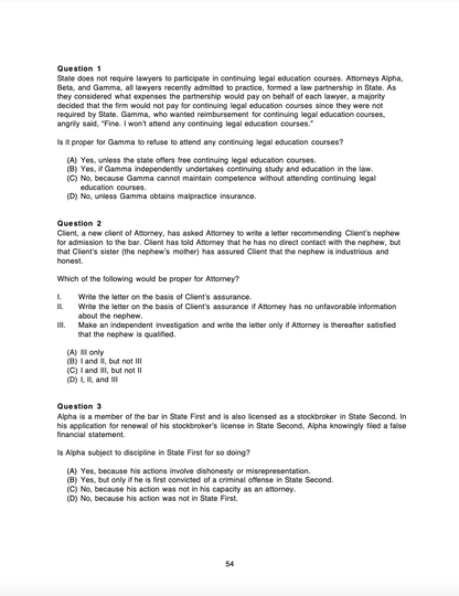 MPRE Prep Course®